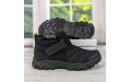 Зимові чоловічі черевики на хутрі чорні 105